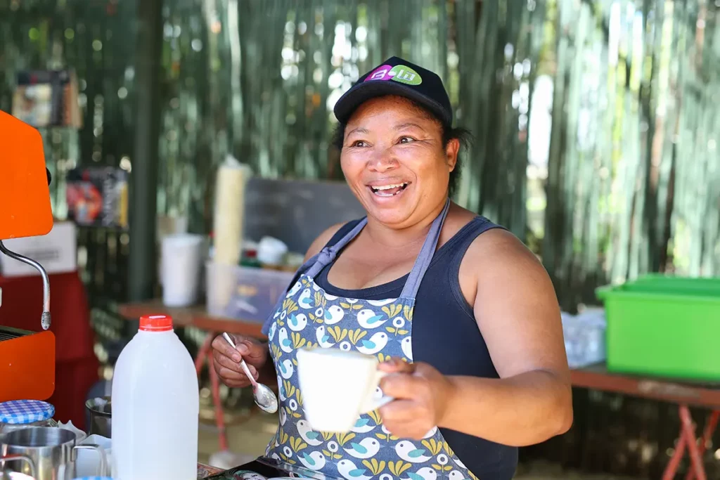 Coffee at the Market